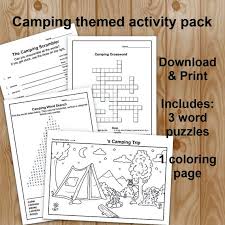 Littlespace Camping Themed Activity
