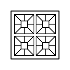 Floor Tile Icon Vector Template Logo