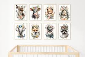 Printable Baby Animals Nuersery Wall