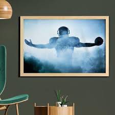 Ambesonne Sport Wall Art With Frame