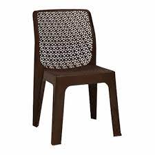 Italica Dark Brown Plastic Chair At Rs