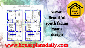 20x40 South Facing Vastu House Design