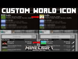 Custom World Icons Java Bedrock