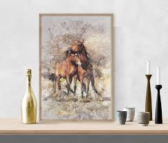 Custom Horse And Owner Portrait