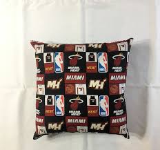 Nba Miami Heat Basketball Throw Pillow