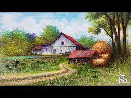 Scenery Art With Colored Pencils