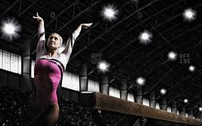 gymnastic beam stock photos offset