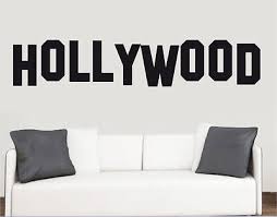 Hollywood Sign Wall Art Vinyl Stickers