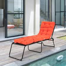 Indoor Outdoor Chaise Lounge Cushion