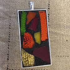 Make Your Own Mosaic Pendant Work