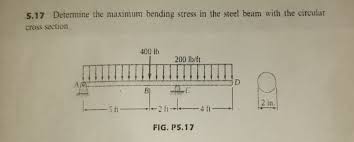 5 17 determine the maximum bending