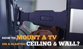 Mount A Tv On A Slanted Ceiling Wall
