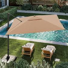 10ft Outdoor Cantilever Umbrella With