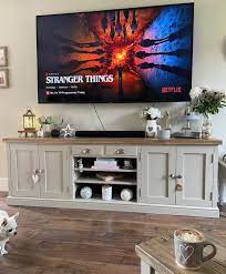 7ft Shaker Tv Stand Farmhouse Furniture