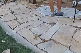 Install Flagstone Patio