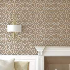 Geometric Allover Pattern Wall Stencil