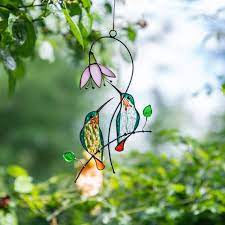 Hummingbird Stained Glass Bird