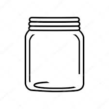 Mason Jar Glass Rustic Can Icon Vector
