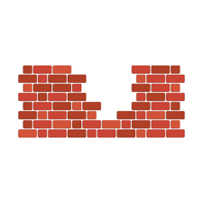 An Opening In The Brick Wall Icon