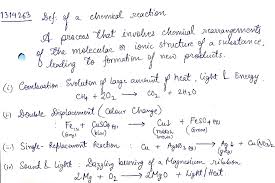 Define A Chemical Reaction State Four