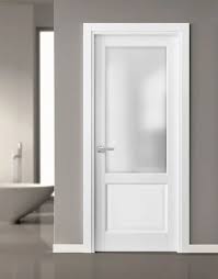 Lucia Frosted Glass Standard White Door