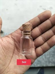 Ml Glass Bottle With Cork