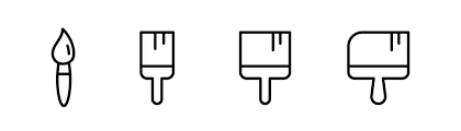 Paint Brush Icon Vector Art Icons And