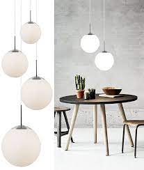 Opal Glass Globe Ball Ceiling Light