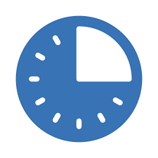 Wall Clock Generic Blue Icon