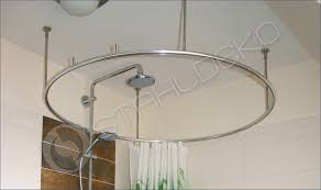 Full Circle Shower Curtain Rod Curved