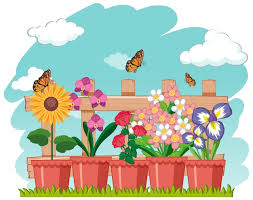 Cartoon Flower Garden Images Free