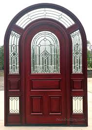 Arched Top Glass Exterior Doors With