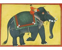 Buy Mughal Empire Indian Elephant Art