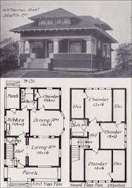 1908 Hip Roofed Craftsman Bungalow Plan
