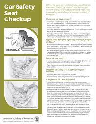 Car Safety Seat Check Up 100 Pad Aap