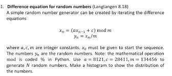 Random Numbers Langtangen 8 18