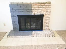 How To Paint A Brick Fireplace Ann