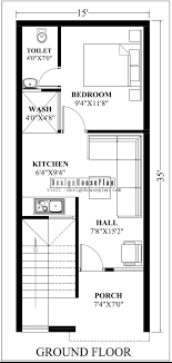 15 X 35 House Plan Best 2bhk House