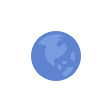 Earth Globe Notification World Map Icon