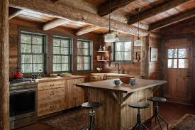 Green Mountain Cabin Rustic Kitchen