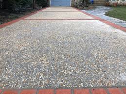 Exposed Aggregate Concrete Driveway