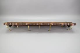Brass Wall Coat Rack With Lion Heads