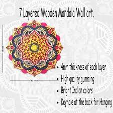 Multi Layered Mandala Wall Art