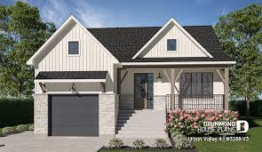 House Plans With Attached One Car Garage