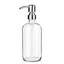 Arktek Glass Soap Dispenser Clear