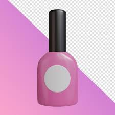 Premium Psd 3d Icon Render Nail Polish