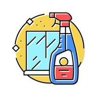Glass Cleaner Vector Art Icons And