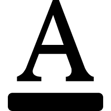 Edit Color Tool Text Icon
