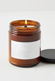 Premium Amber Glass Candle Jars 250ml