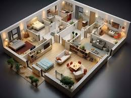 Ai Generated 3d Floor Plan Of